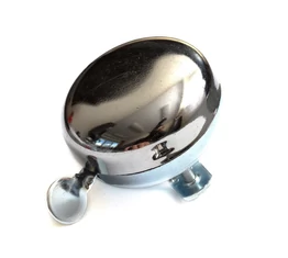 Acél kerékpárcsengő hagyományos és cruiser kerékpárokra tükörkróm