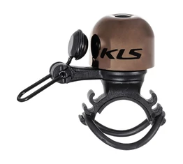 Kellys KLS Bang 50 coffe csengő szilikonpántos adapterrel, barna