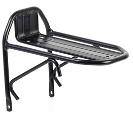 Tranz-X alumínium első csomagtartó bármilyen méretű kerékpárra