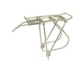 Csomagtartó hátra univerzális Neuzer Alu rugós 26-28 ezüst