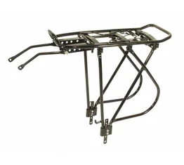 Csomagtartó hátra univerzális Neuzer Alu rugós 26-28 fekete