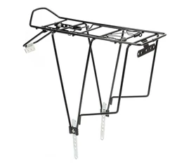 Univerzális acél kerékpárcsomagtartó állítható, 24-28-as kerékpárokra