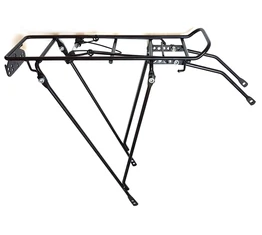 Csomagtartó hátra trekking és 28-as kerékpárokra acél 2pontos rugós fekete