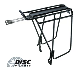 Csomagtartó hátra Topeak SuperTourist DX, táska támasztó pálca, tárcsás vázakhoz, QuickTrack