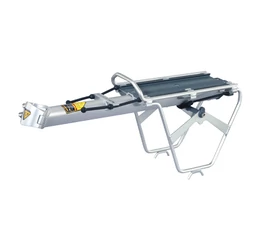 Csomagtartó nyeregcsőre Topeak RX BeamRack E-Type, országúti kerékpárhoz, táskatámasszal, QucikTrack