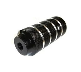 Ridepositive peg vagy kilépő BMX kerékpárokhoz 14mm-es tengelyre acél menetes fekete/ezüst
