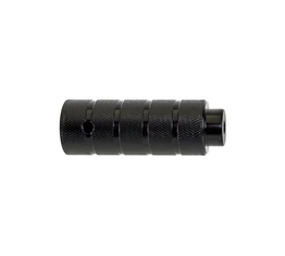 Ridepositive kilépő vagy peg acélból 10mm-es tengelyre menetes 38mm átmérővel fekete/pár
