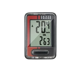 Cateye Enduro kerékpár kilométeróra CC-ED400B extra vastag vezetékkel auto start/stop funkcióval