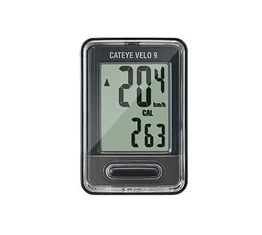 Kilométeróra Cateye Velo 9 CCVL820 9 funkciós fekete