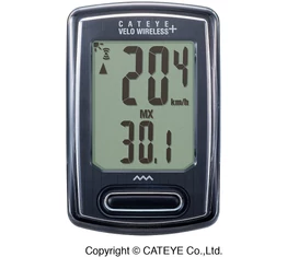 Kilométeróra Cateye Velo Wireless CCVT235W 8 funkciós, vezeték nélküli, fekete