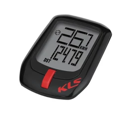 Kilométeróra Kellys Direct Black-Red 7funkciós vezetékes