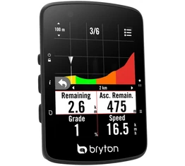 Bryton Rider 650E GPS kilométeróra 2,8"-os színes kijelzővel 33 órás üzemidővel