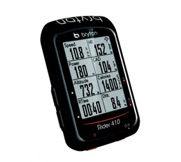 Bryton Rider 410E GPS kilométeróra, 78+ funkciós, fekete