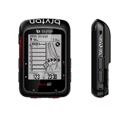 Bryton Aero 60T GPS kilométeróra szett tartozék: pedálfordulat, pulzusmérő öv, 78+ funkciós, fekete