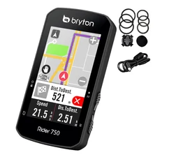 Bryton Rider 750E GPS kilométeróra, 90+ funkciós, színes érintő kijelző, hangvezérelt navi, 20 óra üzemidő