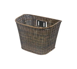 Kellys Rattan első kosár barna fix rögzítésű