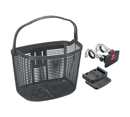 Kellys Load Front első kosár levehető fekete műanyag/fém adapter