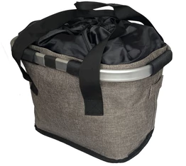 Pretty első kosár női alukeretes gyorsrögzítős 5 kg-ig terhelhető barnásszürke