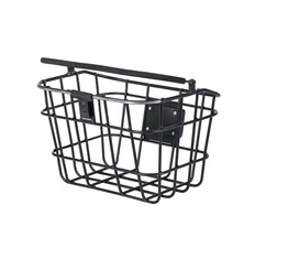 Basil Bremen Alu BE/KF Nordlich első kosár adapter nélkül, fekete, LED fénnyel