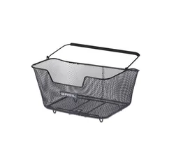 Basil Base hátsó kosár acél M-méretű, 14L, fekete