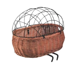 Basil Pluto kisállat szállító előre, felfogatással, 50x37x20 cm, természetes barna