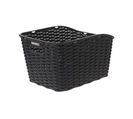 Basil Weave WSL hátsó kosár műaynag, extra erős, WSL fix felfogatással, fekete