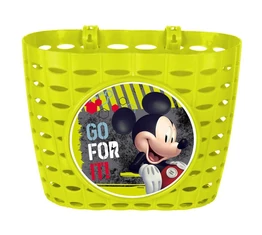 Disney Mickey Egér gyerek kosár biciklire neon zöld