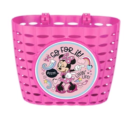 Disney Minnie2 gyerek kosár kerékpárra rózsaszín