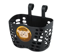 Kellys Buddy gyerek kosár műanyag, akasztós, fekete, oroszlán