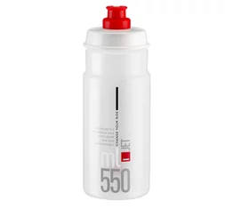 Elite Jet Clear átlátszó biológiailag lebomló kerékpáros sport kulacs 550ml