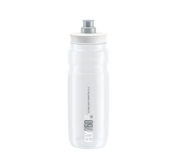 Elite FLY Clear white kerékpáros kulacs extra könnyű BPA mentes 750ml