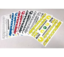 Cannondale matrica garnitúra műgyantás bevonattal 35x16cm 2 színben kapható