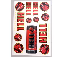 Hell matrica garnitúra műgyantás bevonattal 25x17cm