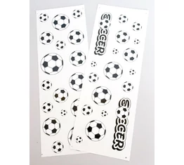 Focilabdás matrica garnitúra műgyantás 35x17 cm