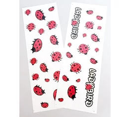 Katicás matrica garnitúra műgyantás 25x17cm