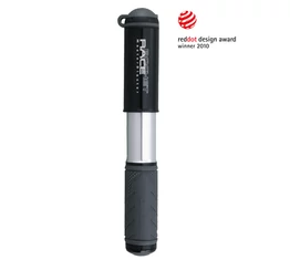Pumpa mini Topeak RaceRocket, 8bar/180mm/85gram fekete, univerzális fej, alu, kihúzható tömlővel