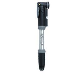 Pumpa mini Topeak Mini Dual G alu 8bar nyomásmérővel, univerzális fejjel, 274mm/158g