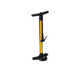 BBB AirBoost 2.0 BFP-28 műhelypumpa acél testtel, 11 bar minden szeleptípushoz sárga