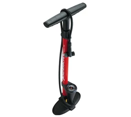 Pumpa műhely Topeak JoeBlow Max HP 11bar nyomás, TwinHead univezális fej, nyomásmérő, piros