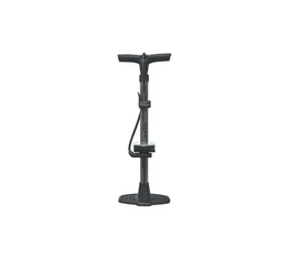 Kellys Twister Pro műhelypumpa, univerzális szelep, műanyag test, széles talp, 90mm-es nyomásmérő