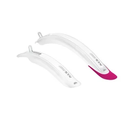 Sárvédő 20" Kellys Foggy Fehér/pink műanyag