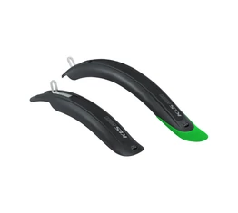 Kellys Foggy 20"-os sárvédő műanyag, fekete/zöld