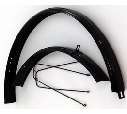 Sárvédő 26" fém fekete párban pálcákkal