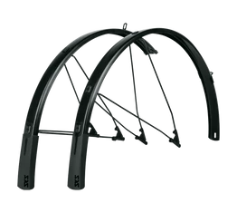 SKS Bluemels Style extra hosszú trekking sárvédő aluplasztik matt fekete 56mm széles