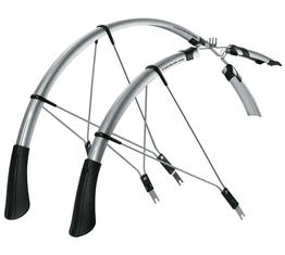 Országúti sárvédő SKS Raceblade Long ezüst, pálcás 700x18-23 (tényleges szélesség: 37mm)