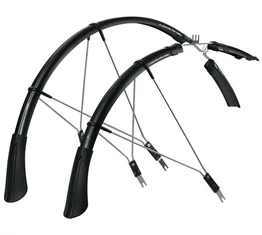 Országúti sárvédő SKS Raceblade Long fekete pálcás 700x18-23 (tényleges szélesség: 37mm)