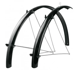 SKS Fender trekking sárvédő 28&quot;, aluplasztik, 56mm, fekete