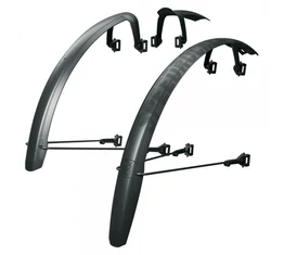 Sárvédő gravel/fitness SKS Speedrocker XL 52mm széles, gyors rögzítésű, fekete