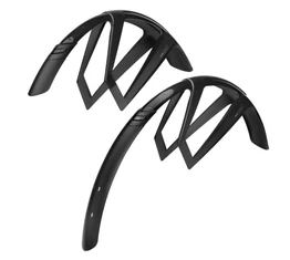 Gravel sárvédő Kellys Gnarly tépőzáras pántokkal toldható fekete színben