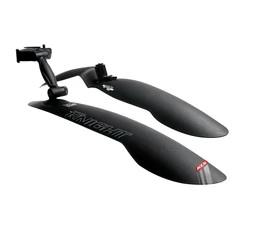 Kellys KLS Knight sárvédő szett MTB teleszkópra+nyeregcsőre fekete 27,5"-29"-os kerékhez, gyors rögz.